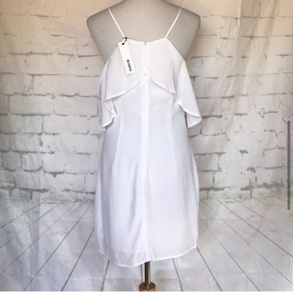 White off the shoulder dress by BB Dakota size 6 - Picture 7 of 11